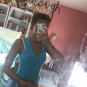 Blue tank top
